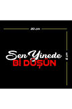 Sen Yinede Bir Düşün Oto Sticker