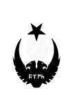 Ay Yıldız Kartal Göktürkçe Türk Oto Sticker Siyah 30*25 Cm