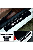 Hyundaı I20 İçin Uyumlu Aksesuar Bagaj Ve Oto Kapı Eşiği Sticker Piano Black Set