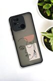 Xiaomi Redmi 10C Uyumlu Women Art Desenli Buzlu Şeffaf Lüx Telefon Kılıfı