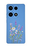 Xiaomi Redmi Note 13 Pro 4G Uyumlu Lavender Desenli Premium Silikonlu Lansman Telefon Kılıfı