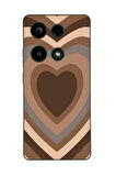 Xiaomi Redmi Note 13 Pro 4G Uyumlu Kahverengi Kalpler Desenli Premium Silikonlu Lansman Telefon Kılıfı