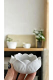 Dekoratif Minimalist Mistik Lotus Mumluk ( Mum Hediyeli ) 8 cm