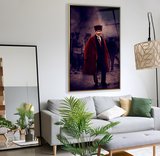 Metal Çerçeveli Atatürk Cam Tablo