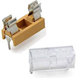DİKDÖRTGEN TİP 5X20 PCB SİGORTA YUVASI (IC-237A) (4767)