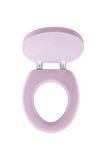 PEMBE YUMUŞAK KLOZET KAPAK BÜYÜK PUF 42x41 cm (4767)