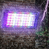 Kumandalı Led Işık Dış Cephe Aydınlatması Çok Renkli RGB Led Panel Işık 