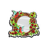 DESENLİ AYNALI DUVAR STİCKER (4767)