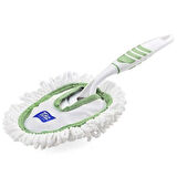 Mikrofiber Duster Toz Leke Kir Alıcı Temizleyici Tutacaklı Temizlik Bezi Aparatı