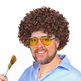 Bob Ross Bonus Peruk Kahverengi Renk 120 gr (4767)