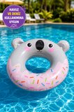 Çocuk Deniz Simidi Koala Desenli Şişme Yüzme Simidi Havuz Deniz Can Simidi Yaz Tatil Oyuncağı