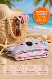Çocuk Deniz Simidi Koala Desenli Şişme Yüzme Simidi Havuz Deniz Can Simidi Yaz Tatil Oyuncağı