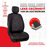 Siyah Cam Kırığı Jakar Dokuma Minder