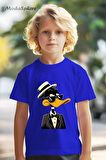 HAYVAN FİGÜRLÜ DAFFY DUCK BASKILI OVERSIZE TİŞÖRT