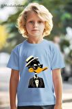 HAYVAN FİGÜRLÜ DAFFY DUCK BASKILI OVERSIZE TİŞÖRT