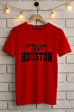 HOUSTON BASKILI BİSİKLET YAKA KISA KOLLU UNISEX TİŞÖRT