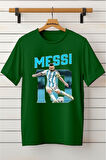 MESSI Baskılı Unisex Oversize Tişört