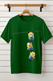 Baskılı Unisex Oversize Tişört Battal Boy