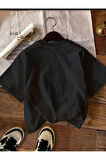 JUST GIRL YAZI DETAYLI BASIC T-SHIRT