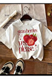 STRAWBERRIES BASKILI BASIC T-SHIRT