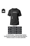 Unisex Sırt Kral Kelebek Baskılı T-shirt