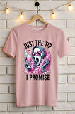 JUST THE TIP Baskılı Unisex Oversize Tişört