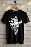 JUST SURF Baskılı Unisex Oversize Tişört