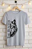 THE HUNTER Baskılı Unisex Oversize Tişört