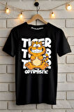 Tiger Baskılı Unisex Oversize Tişört