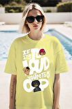 If It's Baskılı Unisex Oversize Tişört