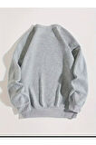 SUPRISE MOMENT AYI BASKILI BİSİKLET YAKA SWEATSHIRT