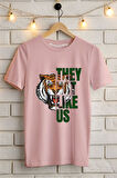 They not like us Baskılı Unisex Oversize Tişört
