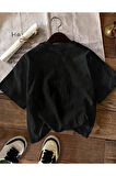 Çiçek Baskılı Kadın T-Shirt
