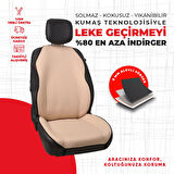 Bej Noktalı Jakar Dokuma