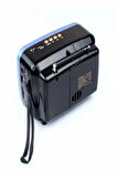 MD-308BT FM AM SW 3 Bandlı Retro Analog Radyo Işıklı Bluetooth Hoparlör USB TF AUX Destekli