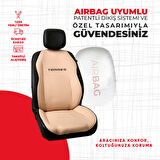 KGM Torres  Nakışlı Krem Minder