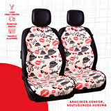 Dijital Baskılı Dudaklı Desen