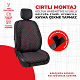 Siyah Kapitone Siyah Jakar Dokuma