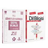 Kr Akademi TYT Sosyal Bilimler Deneme ve AKM Dil Bilgisi Soru Bankası Seti 2 Kitap