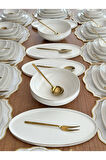 Yemek Takımı 155 Parça 12 Kişilik Ellie Gold