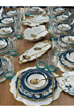 Yemek Takımı 176 Parça 12 Kişilik Azur