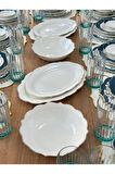 Yemek Takımı 90 Parça 12 Kişilik Azur