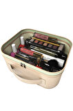 Yeni Nesil Make up Bag Makyaj Çantası Seyahat Kadın Bakım Çantası Şeffaf Kapaklı Makyaj Organizeri	Çanta