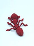 3D Hareketli Karınca Figürlü Oyuncak - Kırmızı