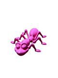 3D Hareketli Karınca Figürlü Oyuncak - Pembe