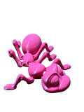 3D Hareketli Karınca Figürlü Oyuncak - Pembe