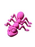 3D Hareketli Karınca Figürlü Oyuncak - Pembe
