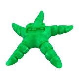 3D Hareketli Deniz Yıldızı Oyuncak - Neon Yeşili
