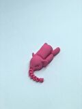 3D Hareketli Oyuncak Fil & Dekor - Pembe