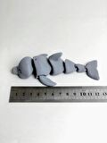 3D Hareketli Yunus Figürlü Oyuncak - Gri